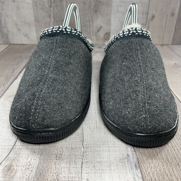 Emu Ridge Australia Women's Mule Slippers Slip on Shoes Merino Wool Gray Size 7 - Picture 4 of 12